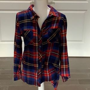 Grace & Lace flannel medium button down